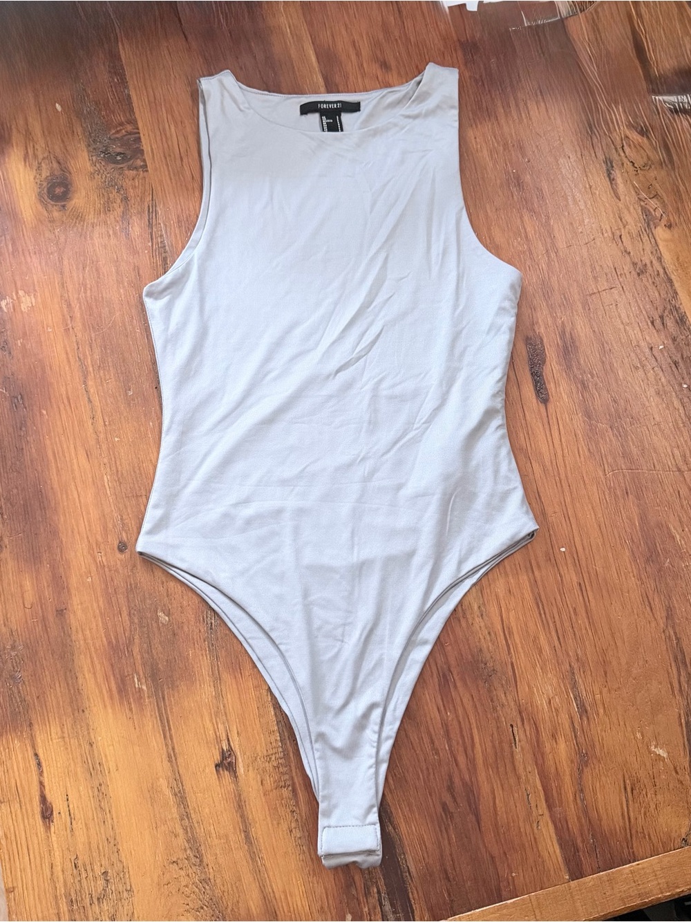 Forever 21 Grey Bodysuit | Small